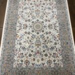 Light Cream Floral, Embossed and 3D Effect in 150x100