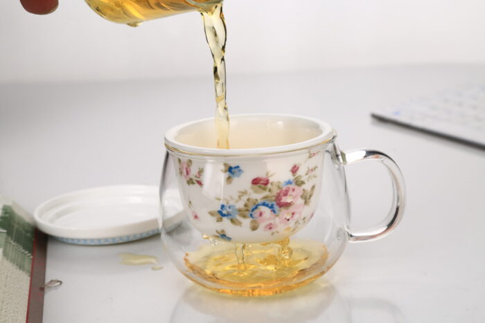 Glass Tea Cup with Infuser