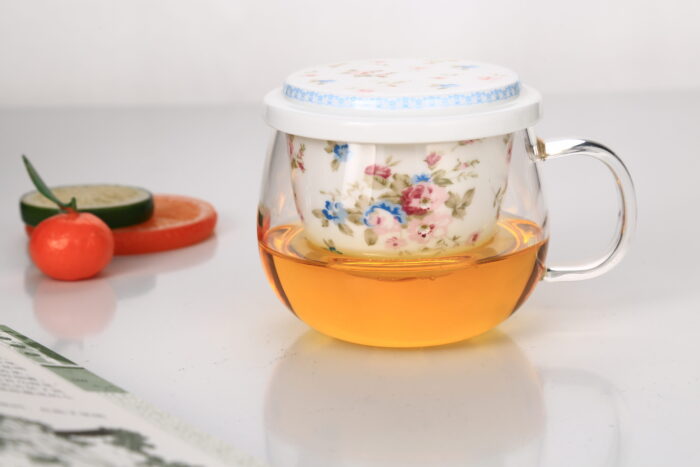 Glass Tea Cup with Infuser