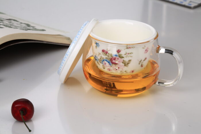 Glass Tea Cup with Infuser