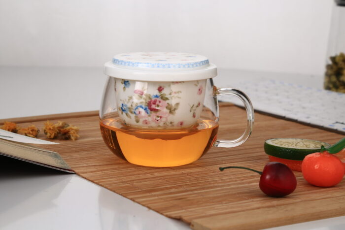 Glass Tea Cup with Infuser