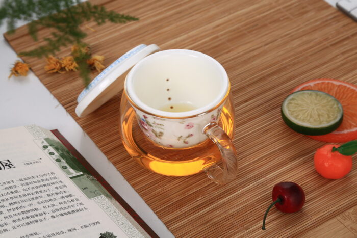 Glass Tea Infuser Cup