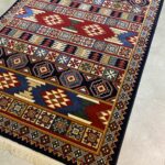 Thick Persian Gabbeh rug geometric wool like www.mycosyplace.com