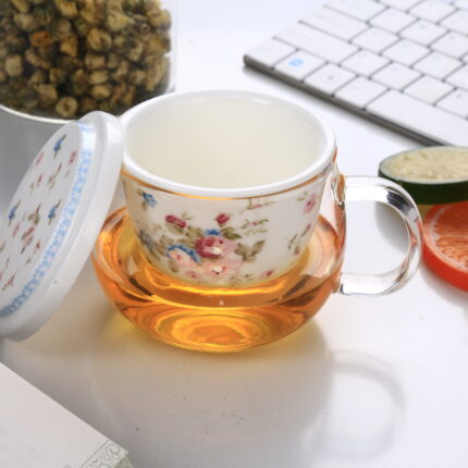 Glass Tea Cup with Infuser