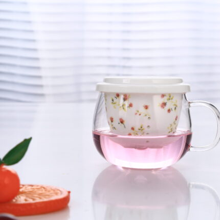 Glass Tea Cup with Infuser