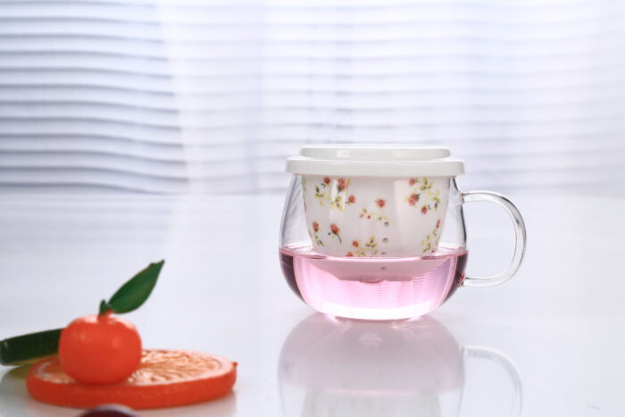 Glass Tea Cup with Infuser