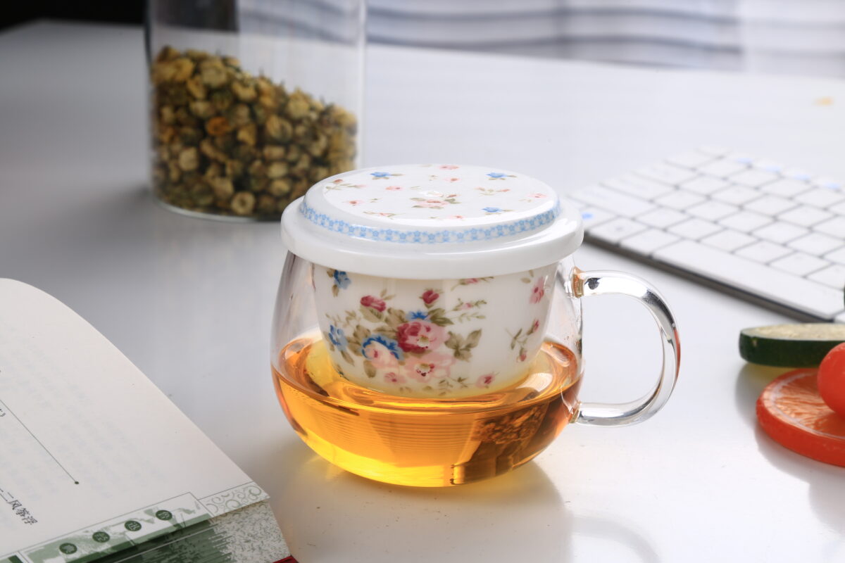 Glass Tea Cup with Infuser