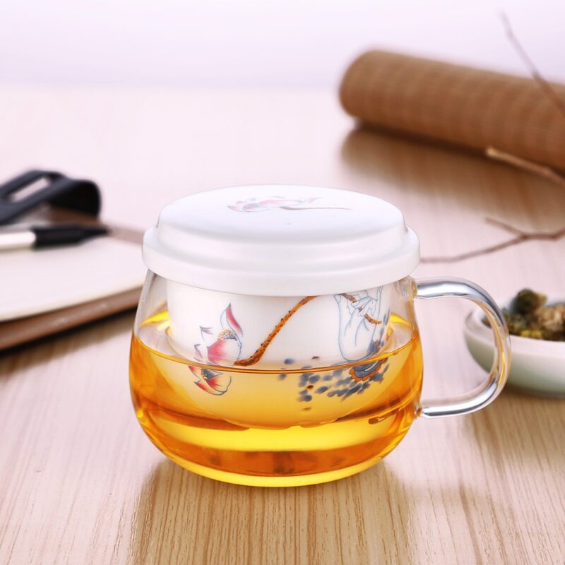 Glass Tea Cup with Infuser