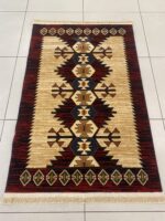 Thick Persian Gabbeh rug geometric wool like www.mycosyplace.com