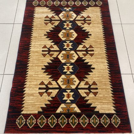 Thick Persian Gabbeh rug geometric wool like www.mycosyplace.com