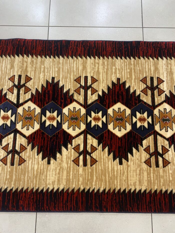 Thick Persian Gabbeh rug geometric wool like www.mycosyplace.com