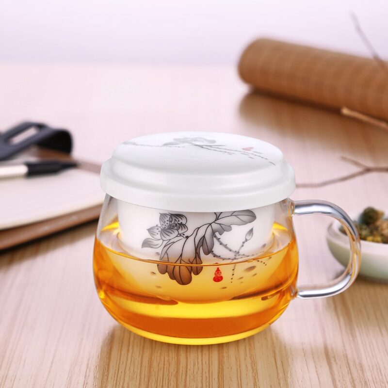 Glass Tea Cup with Infuser