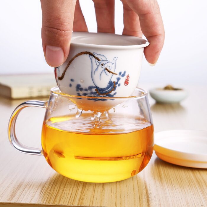 Glass Tea Cup with Infuser