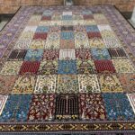 Floral Garden Persian Rug – Multicolor, Elegant, Medium Large