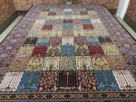 Floral Garden Persian Rug – Multicolor, Elegant, Medium Large