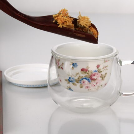 Glass Tea Cup with Infuser