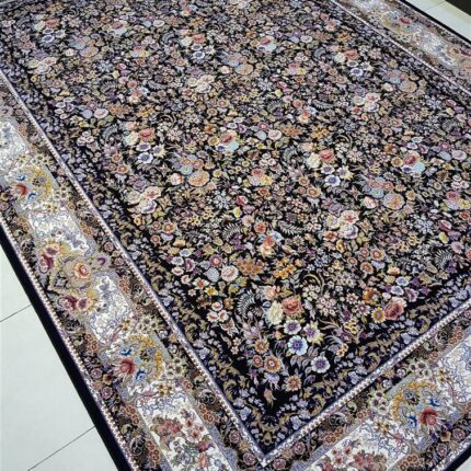 Floral Garden Persian Rug – Multicolor, Elegant, Medium Large